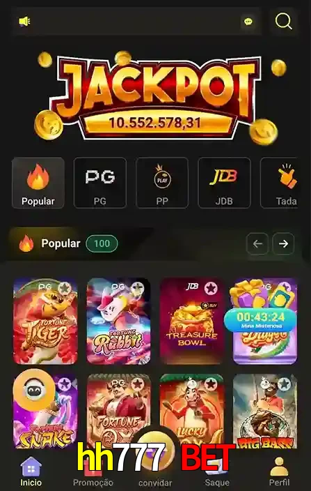 Promoções Especiais no hh777 bet App